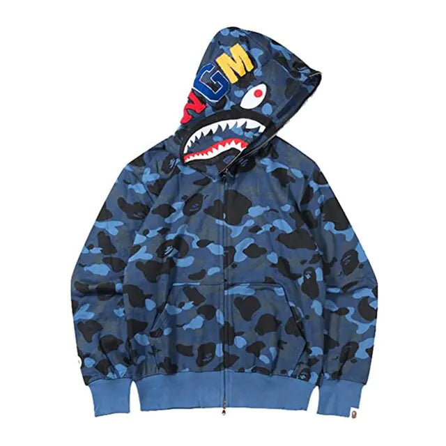 Men's Shark Camouflage Hoodies