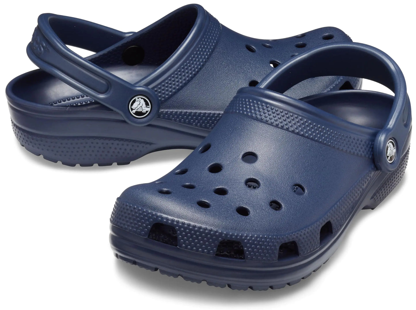 Crocs Unisex-Adult Classic Clogs 8 Women/6 Men Navy