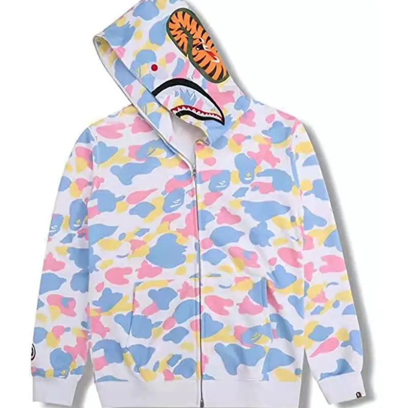 Men's Shark Camouflage Hoodies