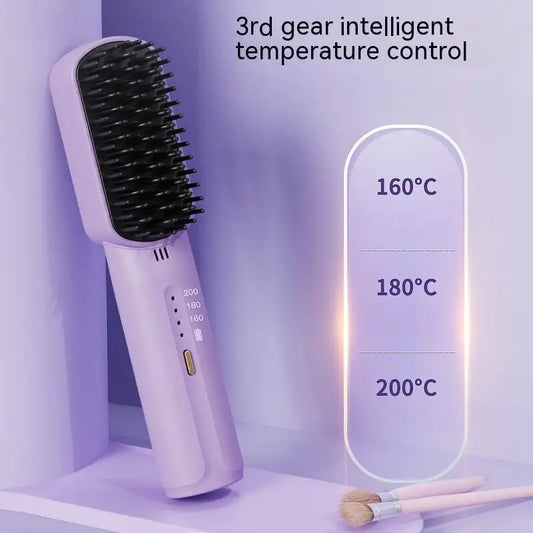 Wireless Hair Straightener Comb